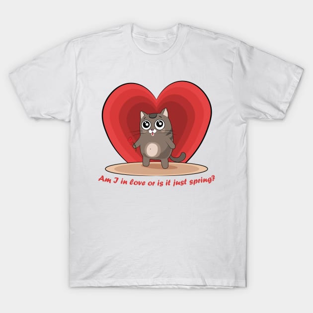 Love From Cute Cat T-Shirt by TeeeeeeTime